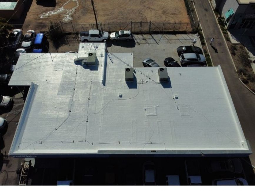 Commercial Standard Roof Coating After